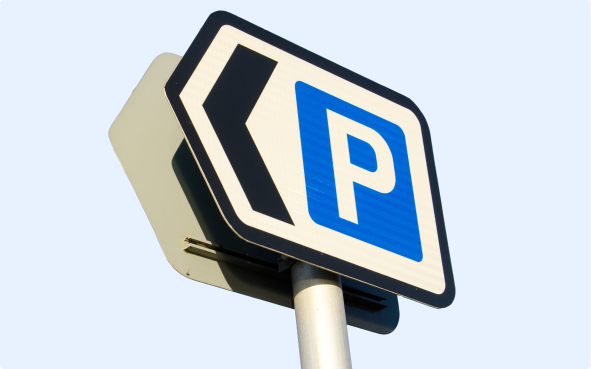 Parking lot signages